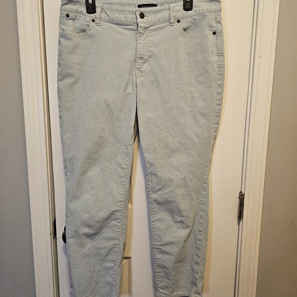 Talbots Light Blue Corduroy Pants